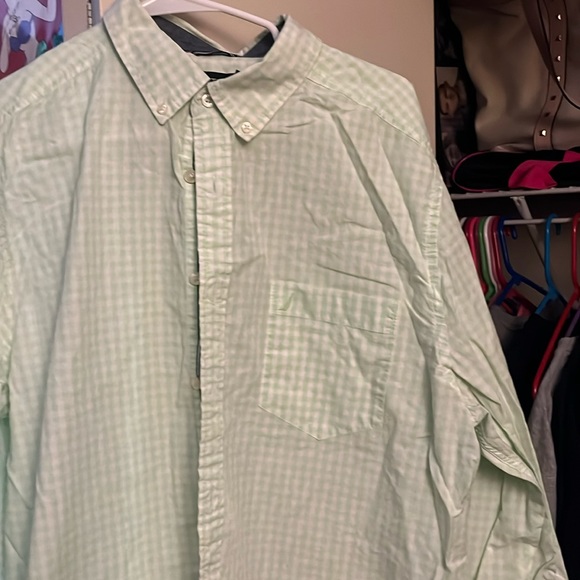 Nautical Men’s Xl dress shirt . Lime green in color ! Worn couple times. - Picture 1 of 2